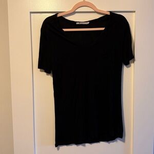 Alexander Wang Black Short Sleeve Tee